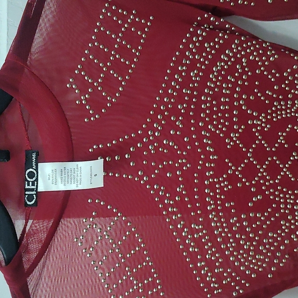 Women's see through embellished bodysuit - Picture 2 of 6